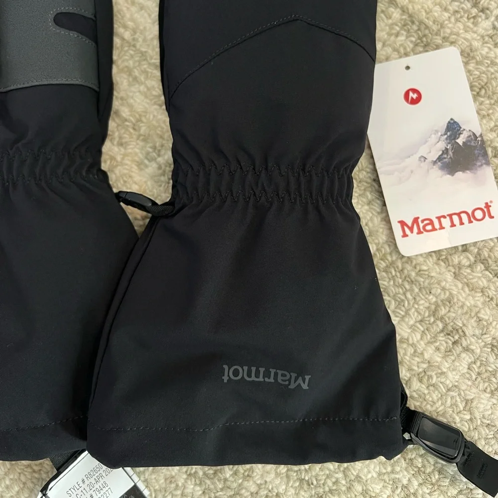 Marmot Black Kids Glade Mitt Size XL